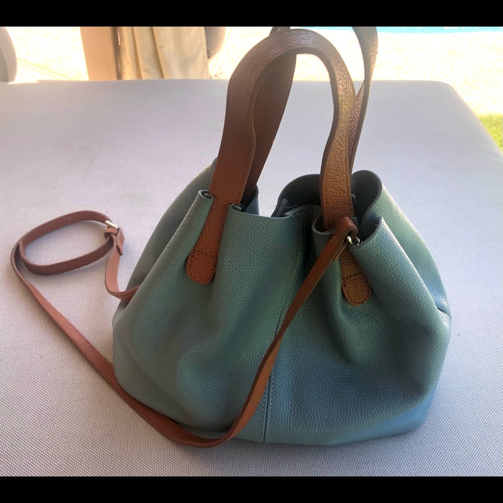 Leather satchel